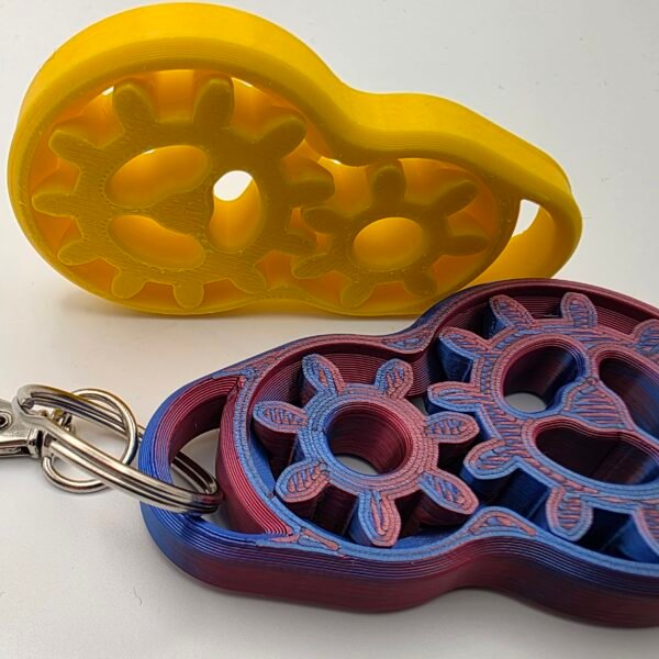 Gear Fidget Keyring