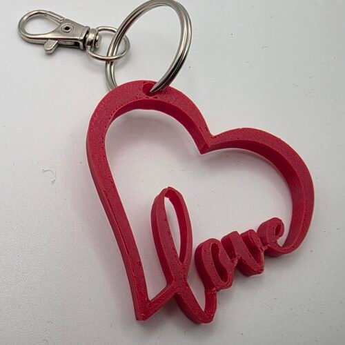 Love Signature Keyring