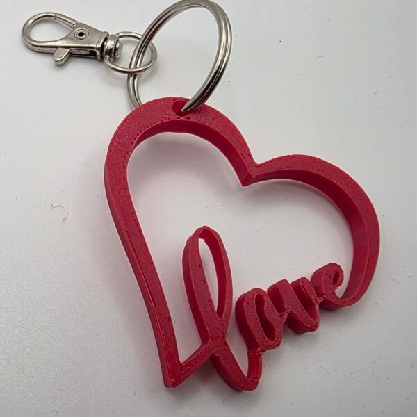 Love Signature Keyring