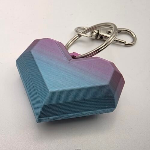 Heart Angled Keyring