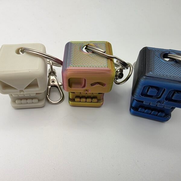 Skull Clicker Keyring