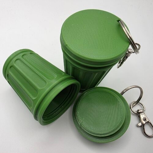 Rubbish Bin Keyring